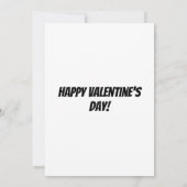 可愛い幽霊ヴァレンティーンズデイカード 招待状 (裏面)