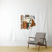 可愛い幽霊不気味キャットハロウィーンキッテンマジカルW タペストリー (インサイチュ(横))