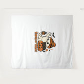 可愛い幽霊不気味キャットハロウィーンキッテンマジカルW タペストリー (正面(横))