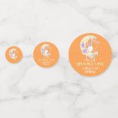 可愛い幽霊不気味ワンファースト誕生日ハロウィーン コンフェッティ (正面)