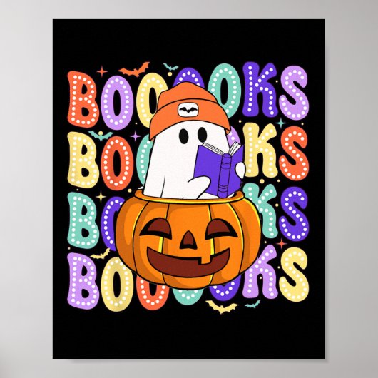 可愛い幽霊先生ハロウィーンライブラリアン読モアB ポスター (正面)