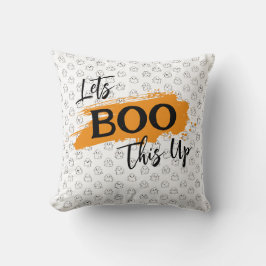 可愛い幽霊柄でブーイング飛んでいるしよう クッション