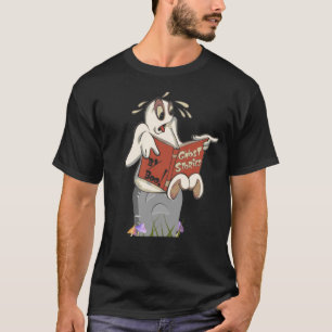 可愛い幽霊読の幽霊ストーリーユニセックスハロウィン Tシャツ