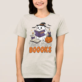 可愛い幽霊読 – 他のブックス – ハロウィーン – トライブレンドTシャツ