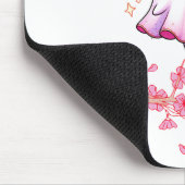 可愛い幽霊運のコーヒー | 甘いコ不気味ーヒ マウスパッド (コーナー)