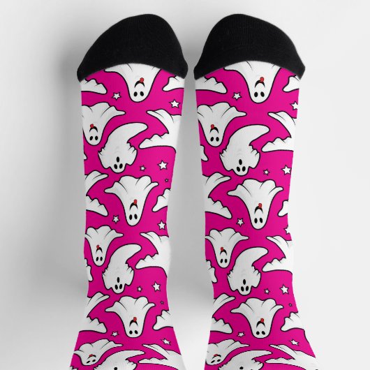 可愛い幽霊 ソックス (上部)
