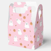 可愛い幽霊&パンプキンピンクハロウィーンパターン フェイバーボックス (オープン)