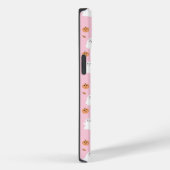 可愛い幽霊&パンプキンピンクハロウィーンパターン Case-Mate iPhoneケース (裏面 / 右)
