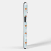 可愛い幽霊&パンプキンブルーハロウィーンパターン Case-Mate iPhoneケース (裏面 / 右)