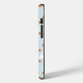 可愛い幽霊&パンプキンブルーハロウィーンパターン Case-Mate iPhoneケース (裏面 / 左)