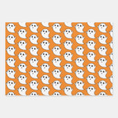 可愛い幽霊 ラッピングペーパーシート (正面3)