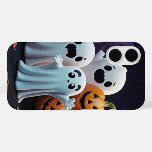 可愛い幽霊 Case-Mate iPhoneケース (裏面 (横))