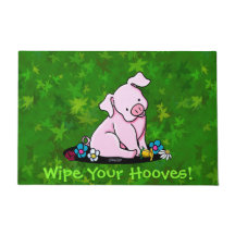 可愛い座りかわいらし豚の姿