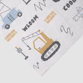 可愛い建築サイトブリッククレーンディガーキッズ 薄葉紙 (詳細)