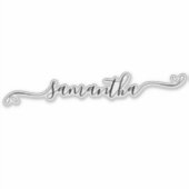 可愛い弓の署名名ラップトップ シール (正面)