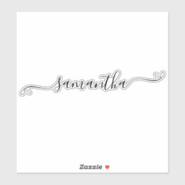 可愛い弓の署名名ラップトップ シール