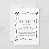 可愛い弓の群れ，エルガンテミニマリスト黒と白 セーブザデート (正面)