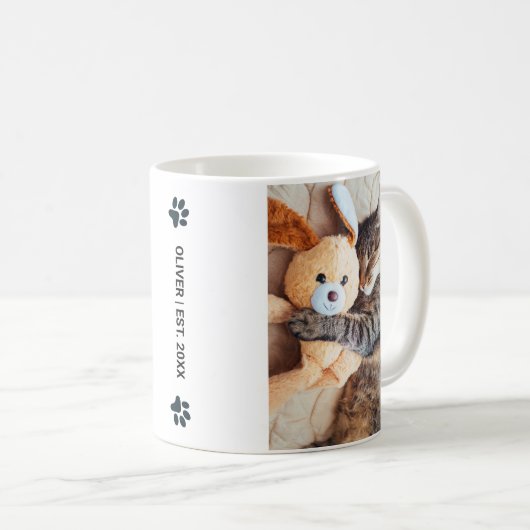 可愛い引用文欲しいのはLoveとCat Photo Co コーヒーマグカップ (正面右)