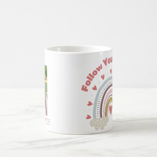 可愛い後を追夢卒業コーヒーマグ コーヒーマグカップ (中央)