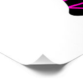 可愛い忍者キッズウォリアー女の子ピンクデイパーティー ポスター (コーナー)