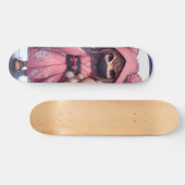 可愛い忍者戦士ガール&テディ スケートボード (横)