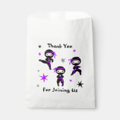 可愛い忍者戦士子供の誕生日パーティーフェイト フェイバーバッグ (正面)