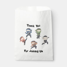 可愛い忍者戦士子供の誕生日パーティー好意 フェイバーバッグ