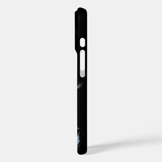 可愛い怒グレイ猫の名前 Case-Mate iPhoneケース (裏面 / 左)