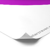 可愛い怒幽霊パープルハロウィンポスター ポスター (角)