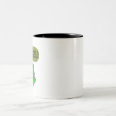 可愛い怒玩具恐竜 ツートーンマグカップ (中央)