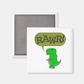 可愛い怒玩具恐竜 マグネット (正面/裏面)