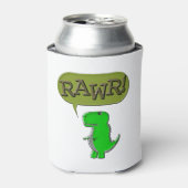 可愛い怒玩具恐竜 缶クーラー (缶正面)