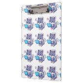 可愛い怠け者の学生 – 多分明日は勉強 クリップボード (左)