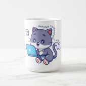 可愛い怠け者の学生 – 多分明日は勉強 コーヒーマグカップ (中央)