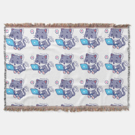 可愛い怠け者の学生 – 多分明日は勉強 スローブランケット