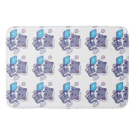 可愛い怠け者の学生 – 多分明日は勉強 バスマット