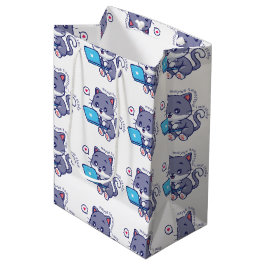 可愛い怠け者の学生 – 多分明日は勉強 ミディアムペーパーバッグ