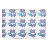 可愛い怠け者の学生 – 多分明日は勉強 枕カバー (裏面)