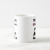 可愛い怠け者パンダ – 一覧へ – NOTHING おもしろい - コーヒーマグカップ (中央)
