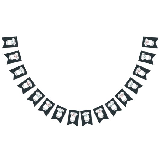 可愛い性別がパーティーのバンティングフラグを明らかにする バンティングフラッグ (全)