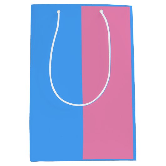 可愛い性別によるアイディア、 ミディアムペーパーバッグ (正面)