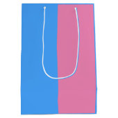 可愛い性別によるアイディア、 ミディアムペーパーバッグ (裏面)