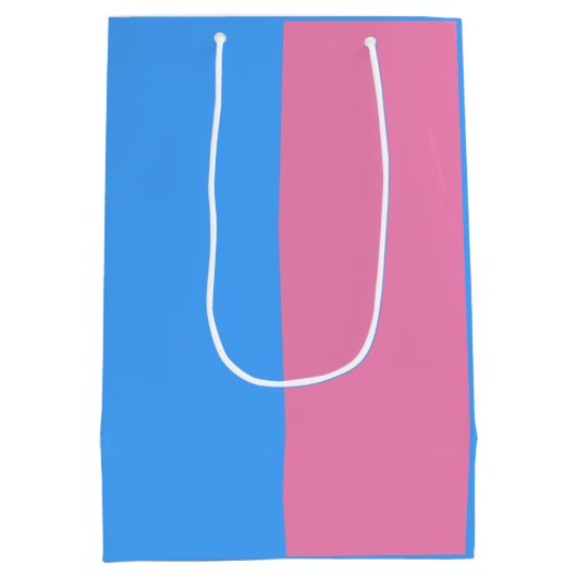 可愛い性別によるアイディア、 ミディアムペーパーバッグ (裏面)