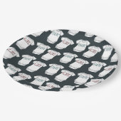 可愛い性別リビールベビー紙プレート ペーパープレート (アングル)