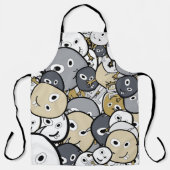 可愛い怪物ドードル エプロン (正面)