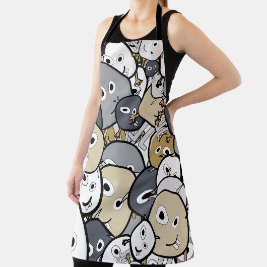 可愛い怪物ドードル エプロン (インサイチュ)