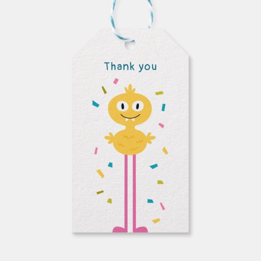 可愛い怪物 ギフトタグ (裏面)