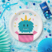 可愛い怪物 ペーパープレート (パーティー)