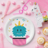 可愛い怪物 ペーパープレート (パーティー)