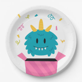 可愛い怪物 ペーパープレート
